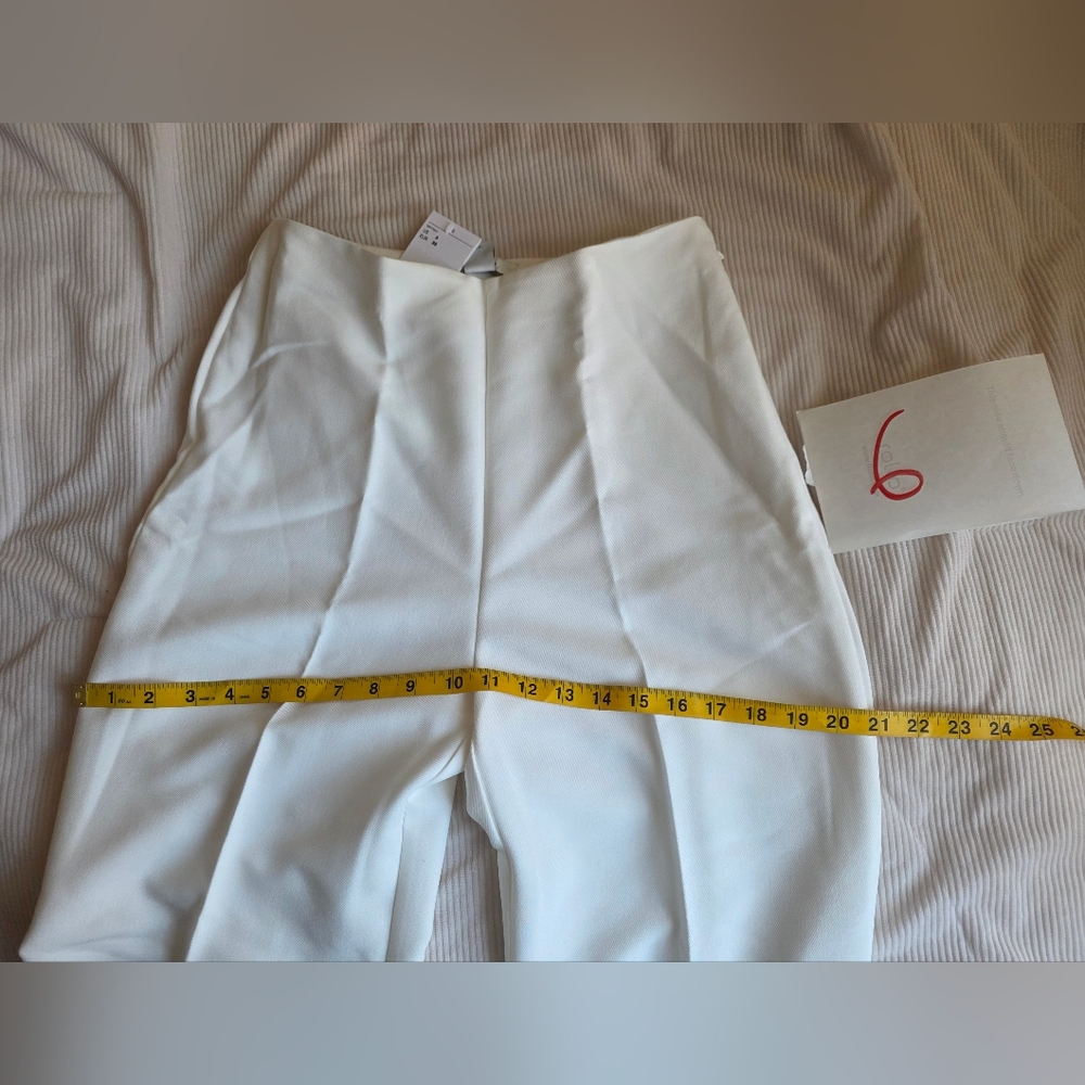 H&M Bead-embellished Pants white (PANTS ONLY). NWT. Top separately sold - Picture 6 of 16